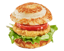 酥炸香雞蝸牛堡