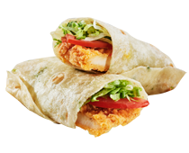 １號：辣卡雞腿捲餐